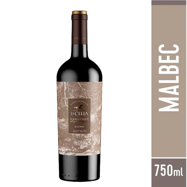 Vino La Celia Heritage Malbec 750 cc #1