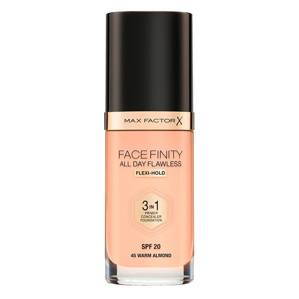 Max Factor Base Face Finity 3 en 1 warm Almond 45 #1