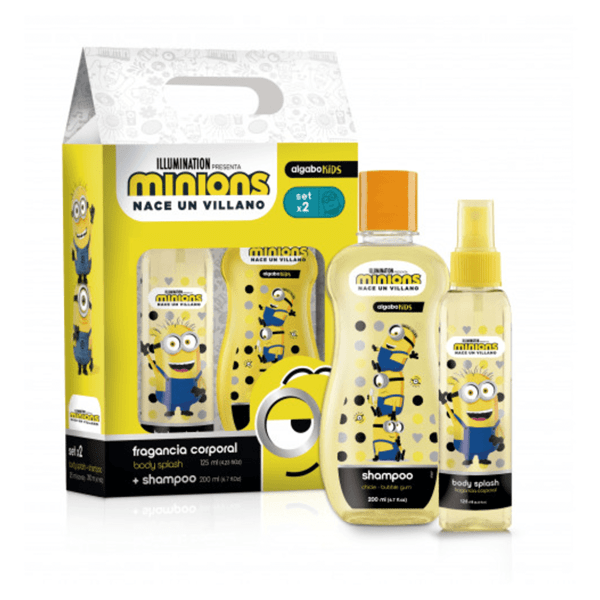 Estuche Minions Bosy Splash 125ml + Shampoo 200ml