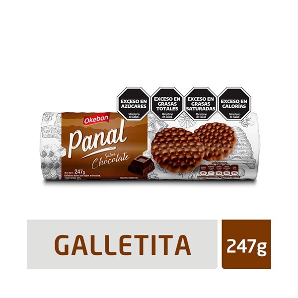 Galletitas Panal Okebon Chocolate 247 g. #1
