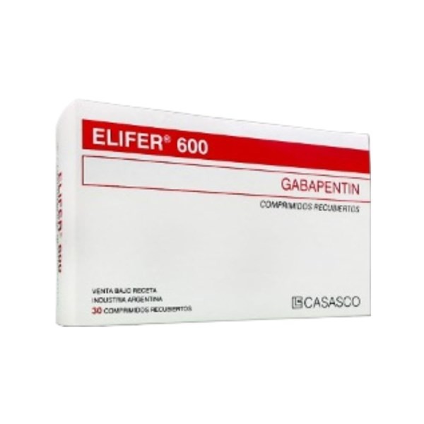 Casasco Elifer Gabapentin 600 Mg x 30 Comp #1