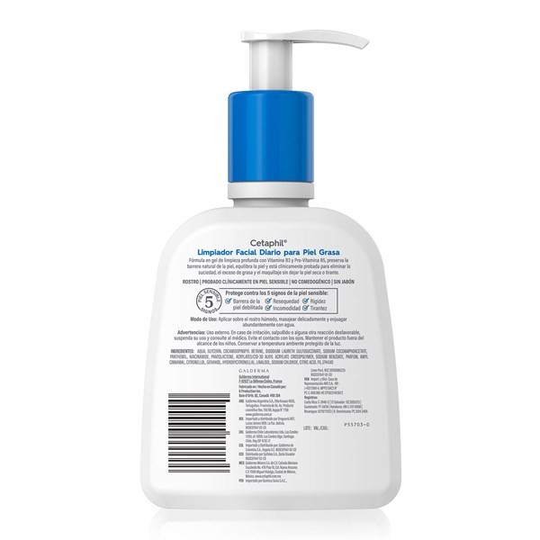 Cetaphil Loción Limpiadora Para Piel Grasa 237 ml alt