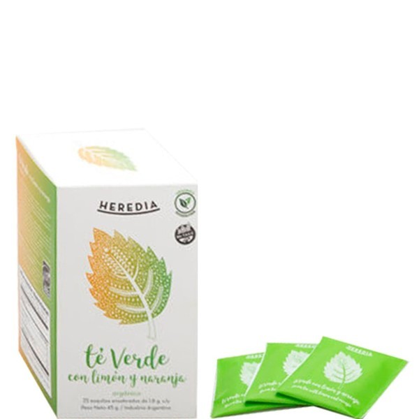 Té Verde Heredia  Con Limón Y Naranja x 25 Saquitos #1