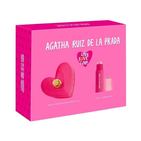 Agatha Ruiz de La Prada Love Love Love Edt  80 ml + Make up stick