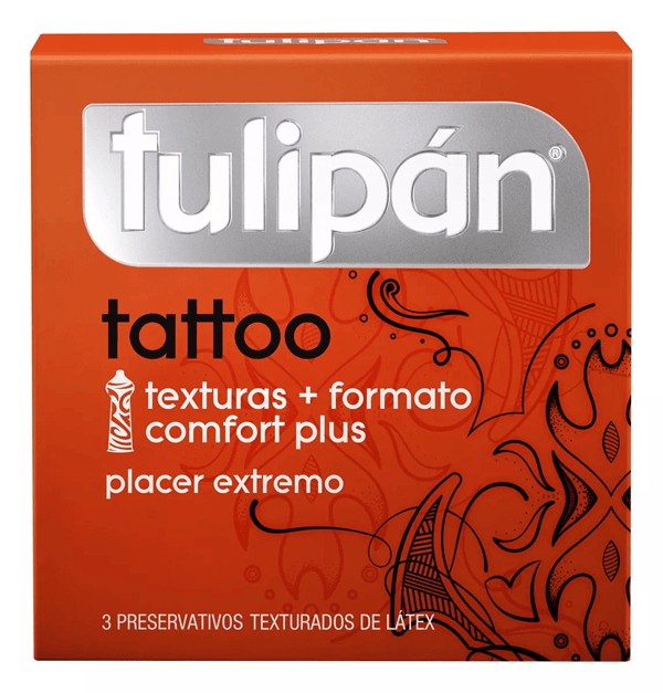 Preservativos Tulipán Tattoo 12 Cajitas de 3 Unidades Variedad Variedad alt