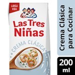 Las Tres Niñas Crema De Leche L3n Uat Para Cocinar 200ml #1