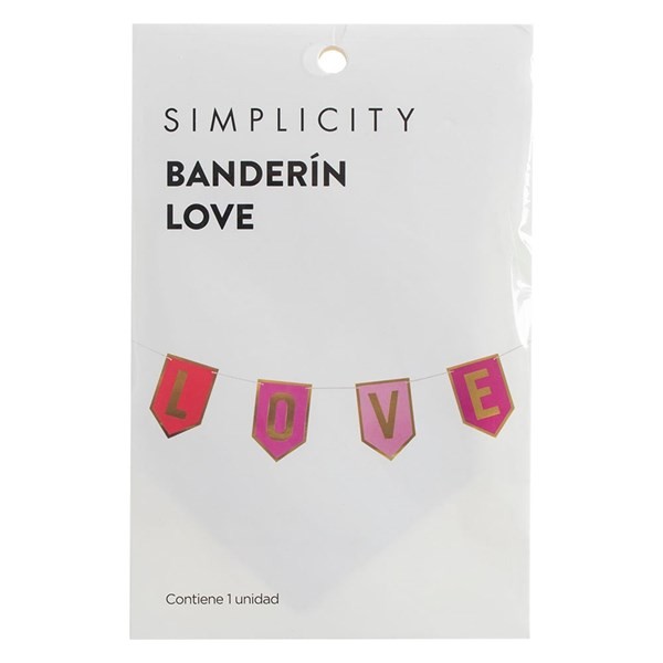 Banderín Love Simplicity #1