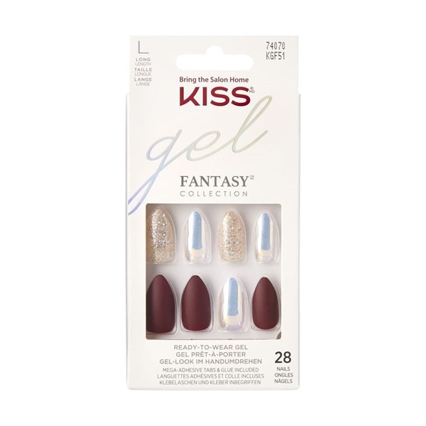 Impress Uñas Postizas Kiss Glam Fantasy Glue-On Nails F51