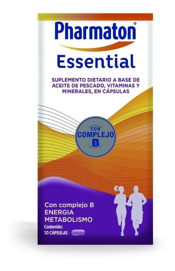 Pharmaton Essential Aceite de Pescado Complejo B 30 capsulas alt