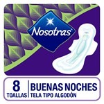 Toalla Higienica Nosotras Buenas Noches Tela X 8 U #1