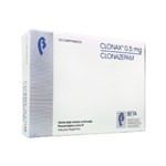 Beta Clonax 0.5 Mg Clonazepam x 50 Comp #1