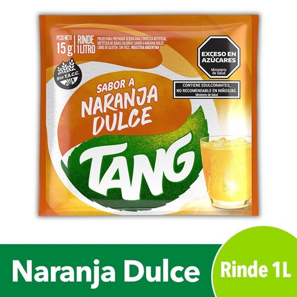 Jugo En Polvo Tang  Sabor Naranja Dulce 15 G #1