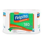 Rollo Cocina Felpita Doble Hoja Blanco 3x180 #1