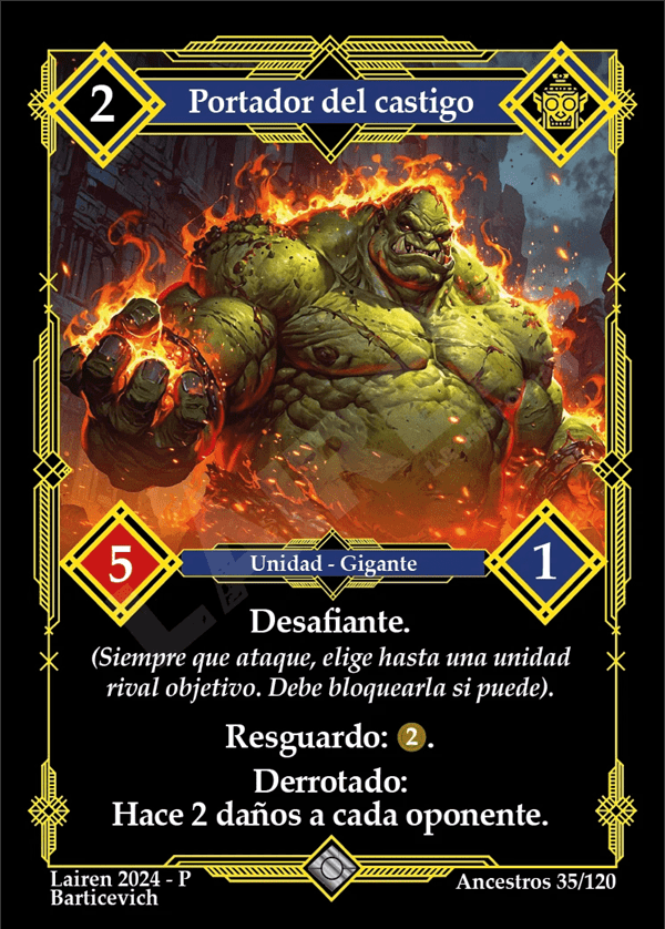 35 Portador Del Castigo - Coste 2