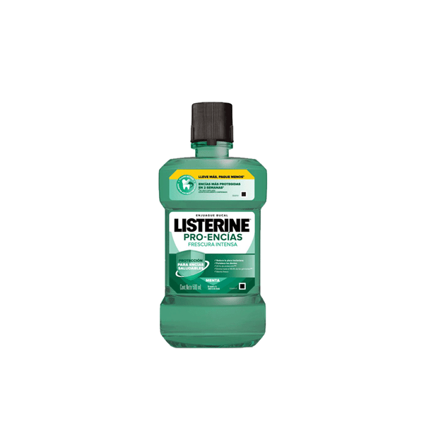 Enjuague Bucal Listerine Pro-Encías Frescura Intensa x 500 ml