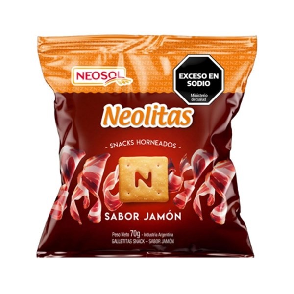 Neosol Snack Horneado Sabor Jamón Neolitas 70 gr #1