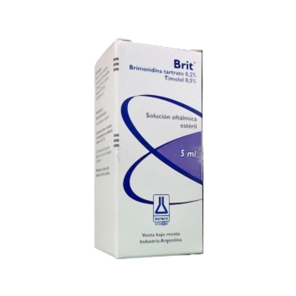 Max Vision Brit Brimonidina+Timolol Oftalmico x 5 ml #1