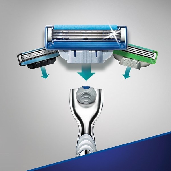 Gillette Cartuchos Para Afeitar 3 Mach Turbo (2 Unidades) alt