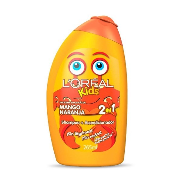 L'Oréal Kids Smoothie Shampoo + Acondicionador de Mango Naranja 2 en 1 | 265 ml #1