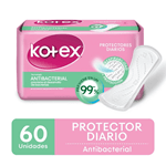 Kotex Protector Diario Antibacterial - 60 Unidades #1