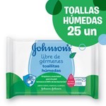 Johnsons Baby Toallas Humedas Libre de Germenes (25 Unidades) #1