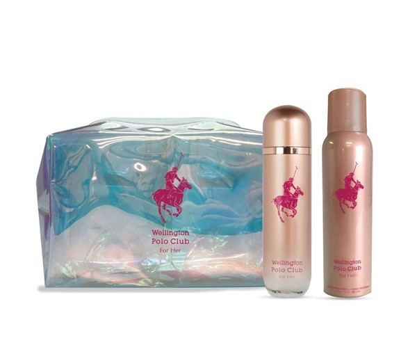 Wellington Necesser Polo Club Femenino Rosa (Edp 90 ml + Deo) #1