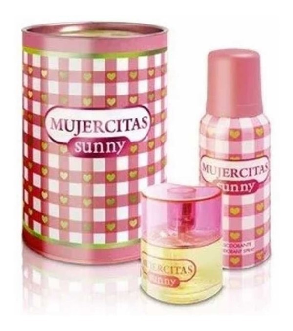 Mujercitas Estuche en Lata Sunny (Edt 40 ml + Aer 102 ml) Para Niñas