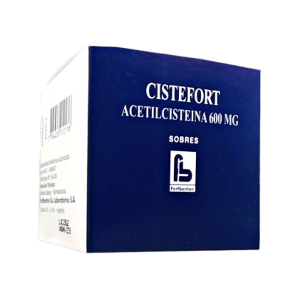 Fortbenton Cistefort 600 Mg Acetilcisteína x 20 Sobres #1