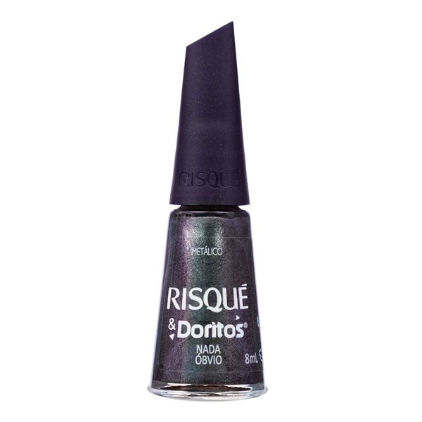 Risque Esmalte de Uñas Hipoalergénico Doritos Color Nada Obvio Metálico