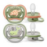 Avent Chupete Ultra Air Deco 618 -m Verde Y Gris x 2 #2