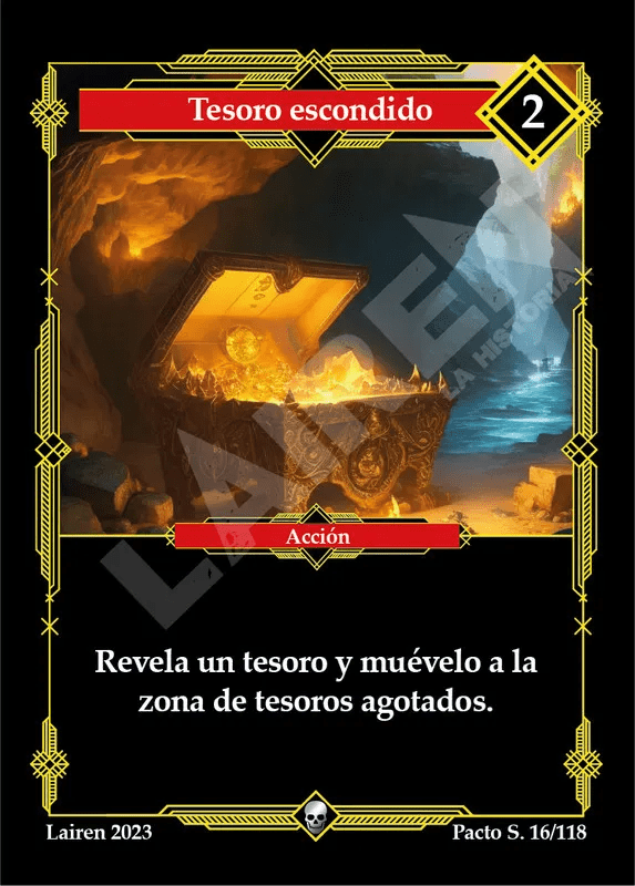 016 Tesoro Escondido 1ra Edicion - Coste 2
