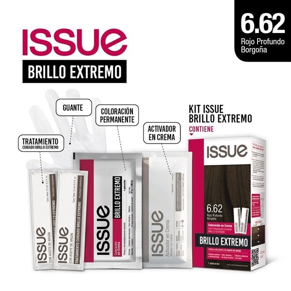 Issue Kit Coloracion Brillo Extremo N°6.62 alt