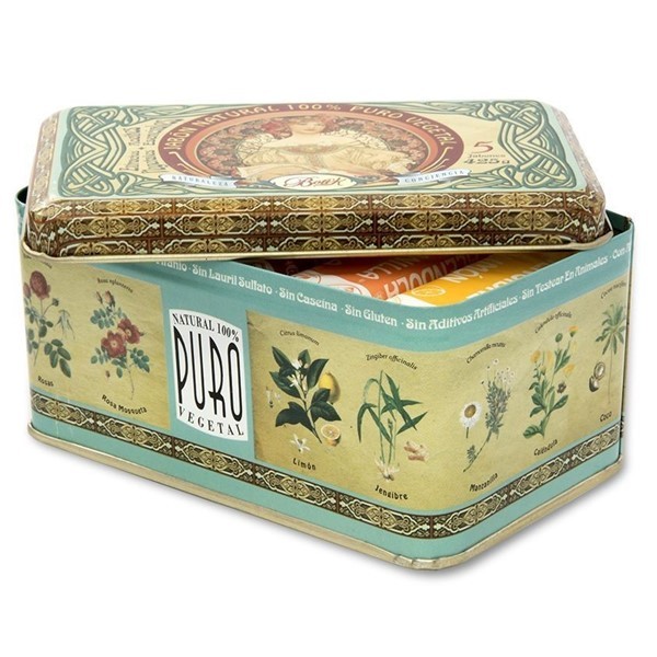 Boti-K Jabon Vegetal Puro Surtido Lata 5 x 85 gr #1