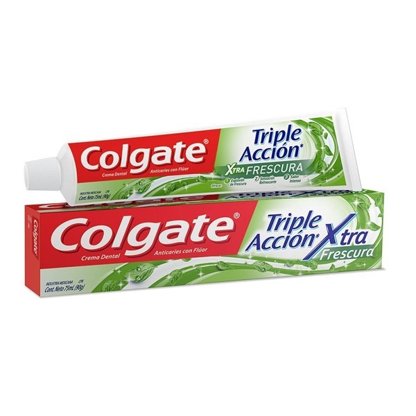Colgate Crema Dental Triple Acción Extra Frescura 75 Ml #1
