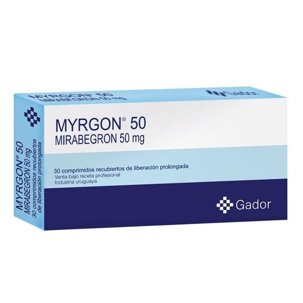 Myrgon 50 Mg | 30 Comprimidos | Mirabegrón  #1