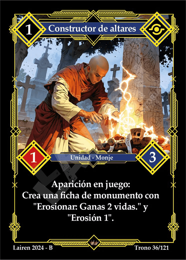 036 Constructor De Altares 1ra Edicion - Coste 1 #1