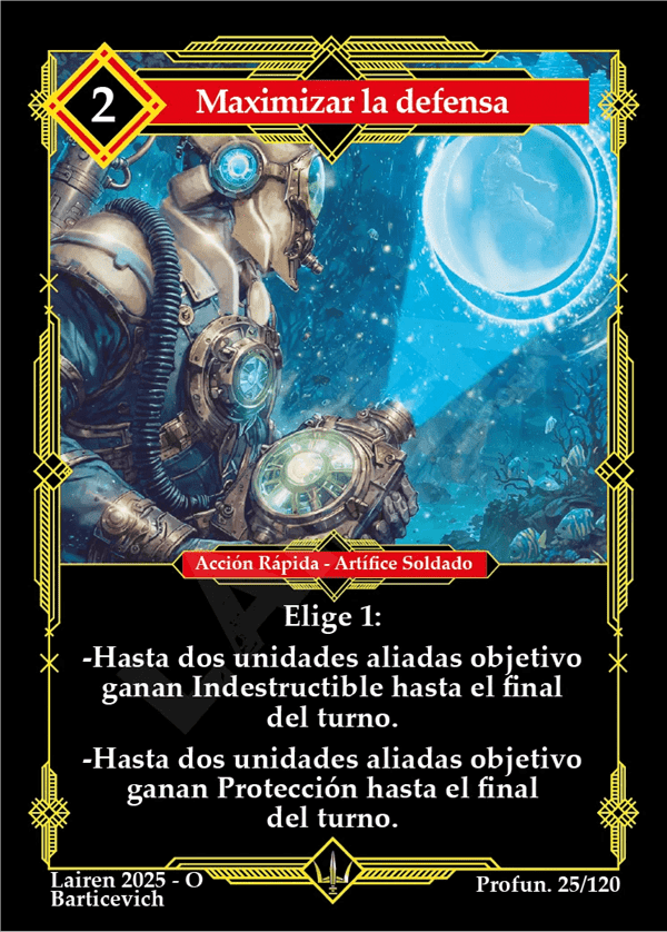 025 Maximizar La Defensa - Coste 2