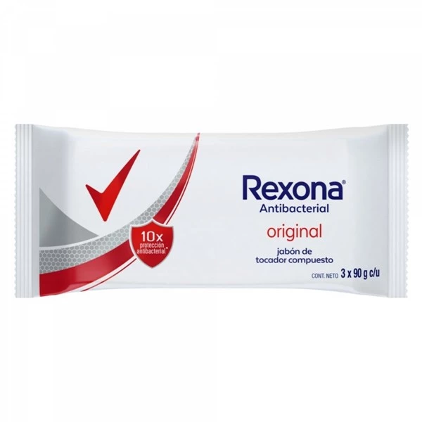 Rexona Jabón en Barra Antibacterial Original 90 gr (3 Unidades) alt