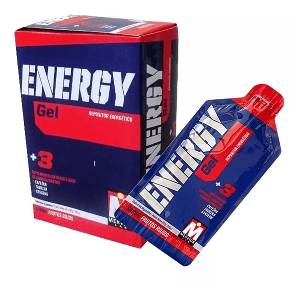 Suplemento Gel Mervicklab Energy Repositor Energético 12 Uds x 40 g Sabor Frutos Rojos alt