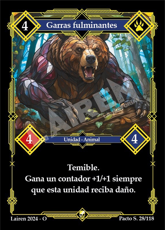 028 Garras Fulminantes Precon Animal/Insecto - Coste 4