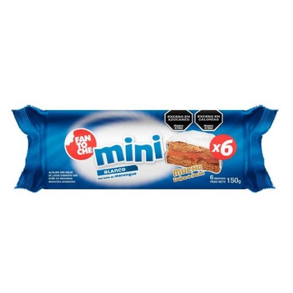 Mini Alfajores Fantoche Con Baño De Merengue 150 G #1