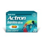 Bayer Actron Ibuprofeno 400 Mg X 20 Capsulas Blandas #1