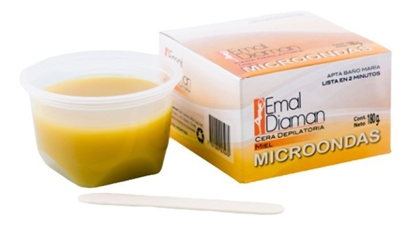 Emal Diaman Cera Depilatoria Con Miel Para Microondas 180 gr