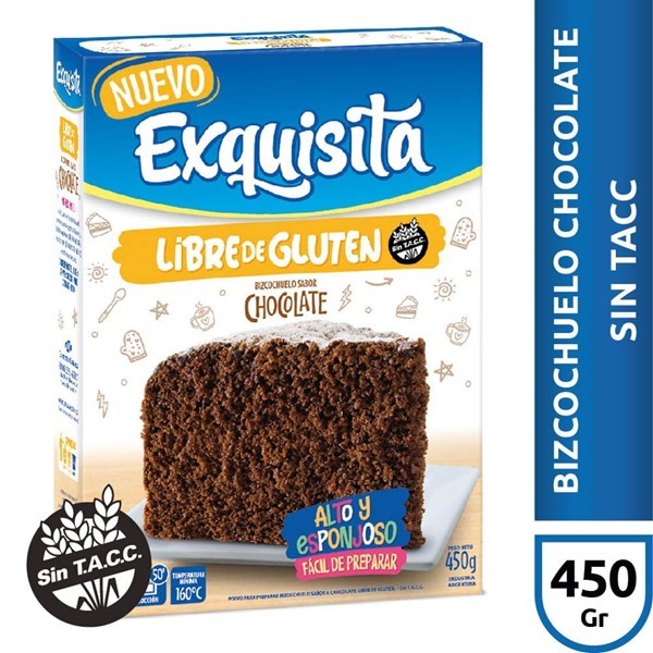 Exquisita Bizcochuelo Chocolate 450 Gr