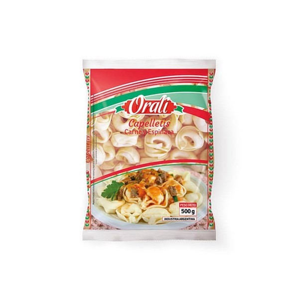 Capellettis Orali  de Carne Y Espinaca 500 g #1