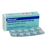 Biascor 200mg | 20 Comprimidos | Labetalol #1