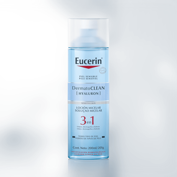 Eucerin Loción Micelar Limpiadora 3 en 1 dermatoclean Con Ácido Hialurónico 200 ml alt
