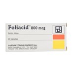 Foliacid 800 Mcg | 60 Tabletas | Acido Folico #1