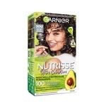 Garnier Kit de Coloración Permanente Nutrisse Ultra Cobertura x 45 g 30 Castano Oscuro Profundo #1