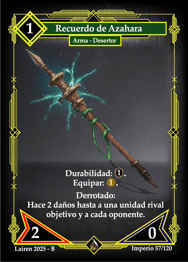 057 Recuerdo De Azahara Precon Enano/Desertor - Coste 1